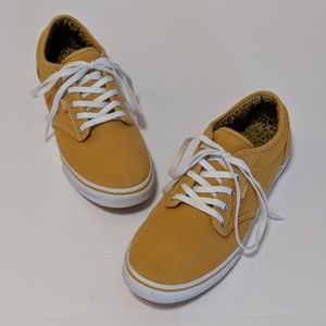 Vans Mustard Yellow Dark Gold Sneakers Size 8